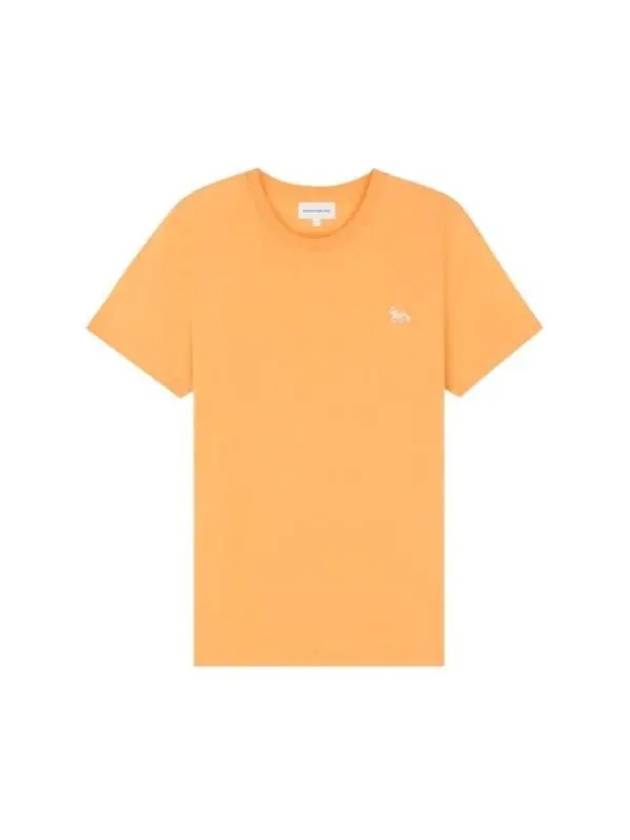 Baby Fox Patch Regular Short Sleeve T-Shirt Orange - MAISON KITSUNE - BALAAN 2