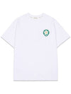 Green Tee Up Short Sleeve T Shirt Women White MCSS24HT1 1 - MACKY - BALAAN 2