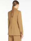 Galosce Pinstripe Blazer Jacket Beige - MAX MARA - BALAAN 4