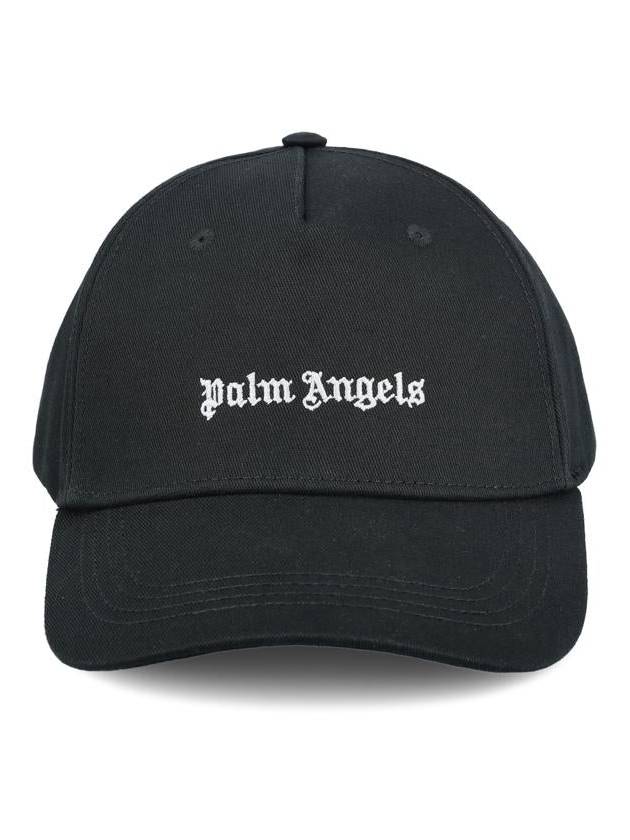 Classic Logo Ball Cap Black - PALM ANGELS - BALAAN 3