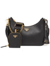 Re-Edition 2005 Saffiano Leather Shoulder Bag Black - PRADA - BALAAN 2