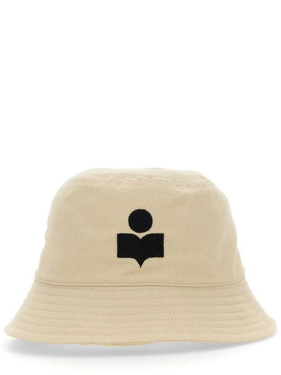 Haley Embroidered Logo Bucket Hat Ivory - ISABEL MARANT - BALAAN 2