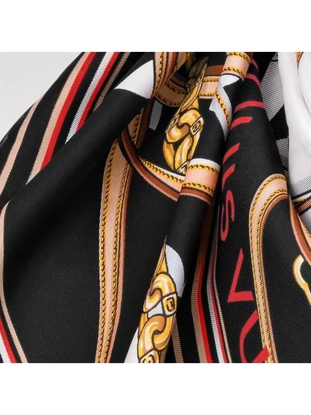 Ultimate Monogram Square Scarf Black - LOUIS VUITTON - BALAAN 5