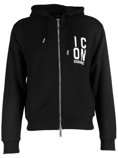 logo print hooded zip-up S79HG0012S25516 - DSQUARED2 - BALAAN 2