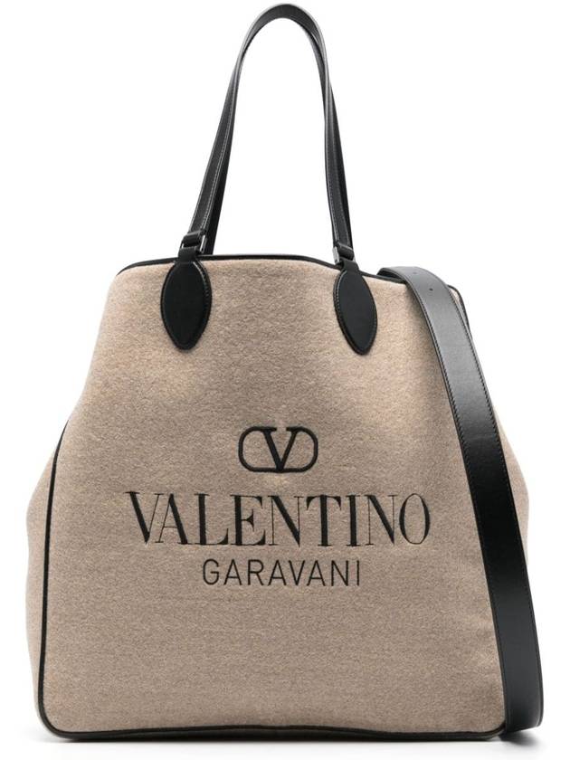 Toile Iconographe Reversible Tote Bag Beige - VALENTINO - BALAAN 2