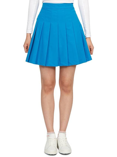 Women's Adina Golf Skirt Brilliant Blue - J.LINDEBERG - BALAAN 2