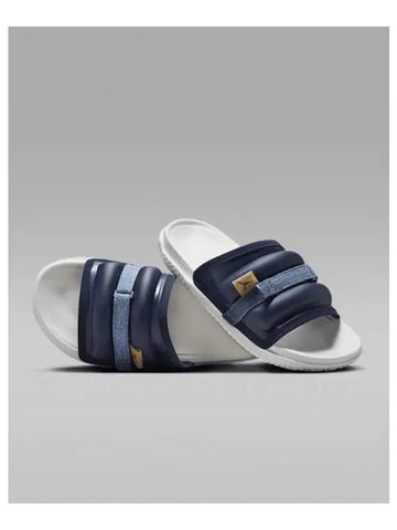 Jordan Super Play Men s Slides Obsidian Dutch Blue Gum Medium Brown DM1683 404 698432 - NIKE - BALAAN 1