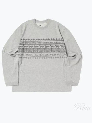 5743284912 020 And Wonder Fox Nordic Border Long Sleeve T shirt - MAISON KITSUNE - BALAAN 1