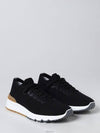 Knit Running Sneakers Black - BRUNELLO CUCINELLI - BALAAN 4