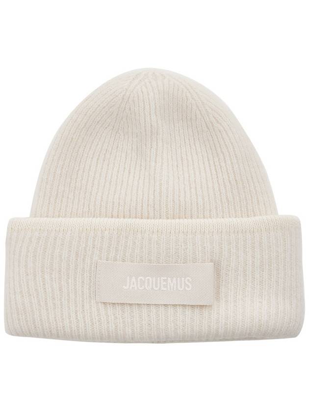 The Gros Grain Beanie Off White - JACQUEMUS - BALAAN 11