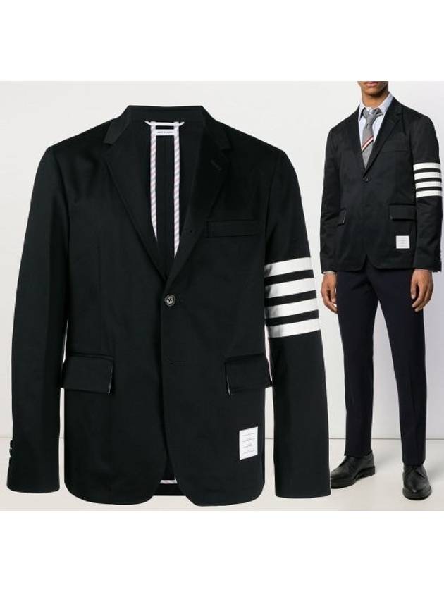 diagonal armband blazer - THOM BROWNE - BALAAN 9