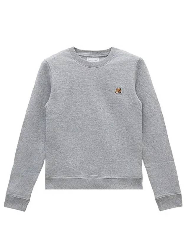 Fox Head Patch Regular Sweatshirt Grey - MAISON KITSUNE - BALAAN 2