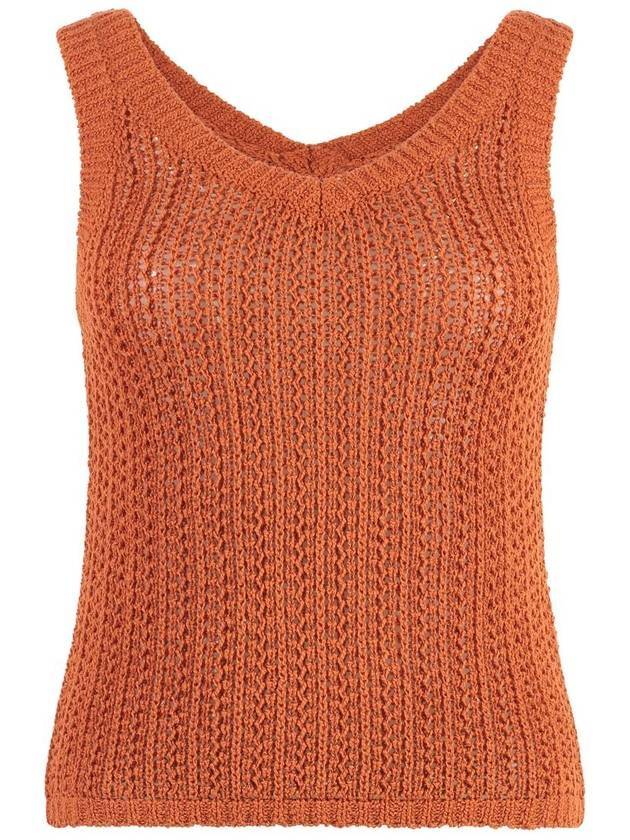 Arrigo sleeveless knit top orange - MAX MARA - BALAAN 1