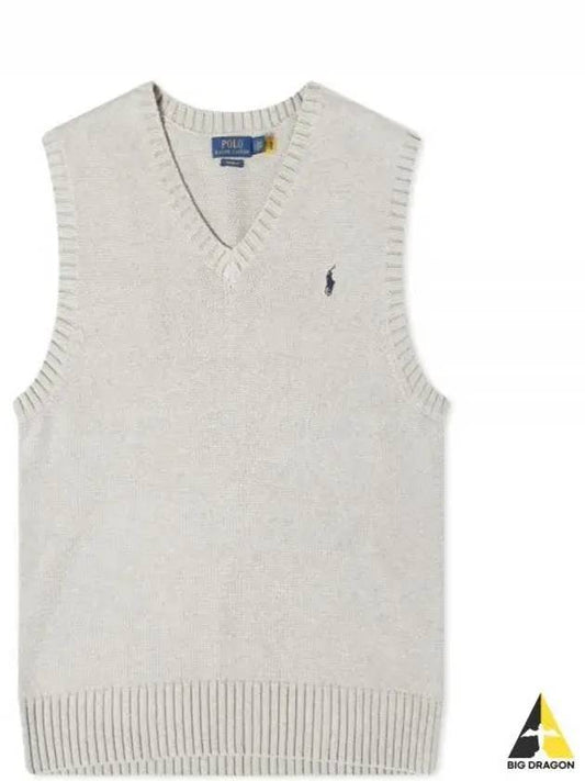 POLO RALPHLAUREN pony logo embroidered knit vest 710A33366002 - POLO RALPH LAUREN - BALAAN 1