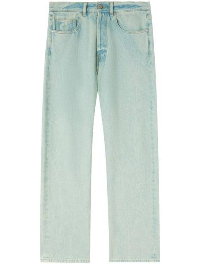 Denim Straight Pants PMYA040S24DEN0015103 - PALM ANGELS - BALAAN 1