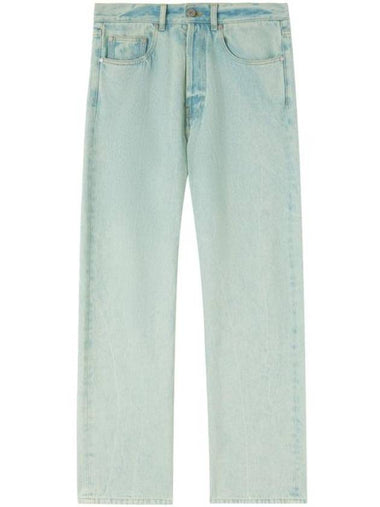 Denim Straight Pants PMYA040S24DEN0015103 - PALM ANGELS - BALAAN 1