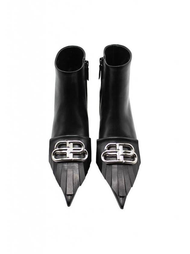 BB logo ankle heel Chelsea boots black - BALENCIAGA - BALAAN 4