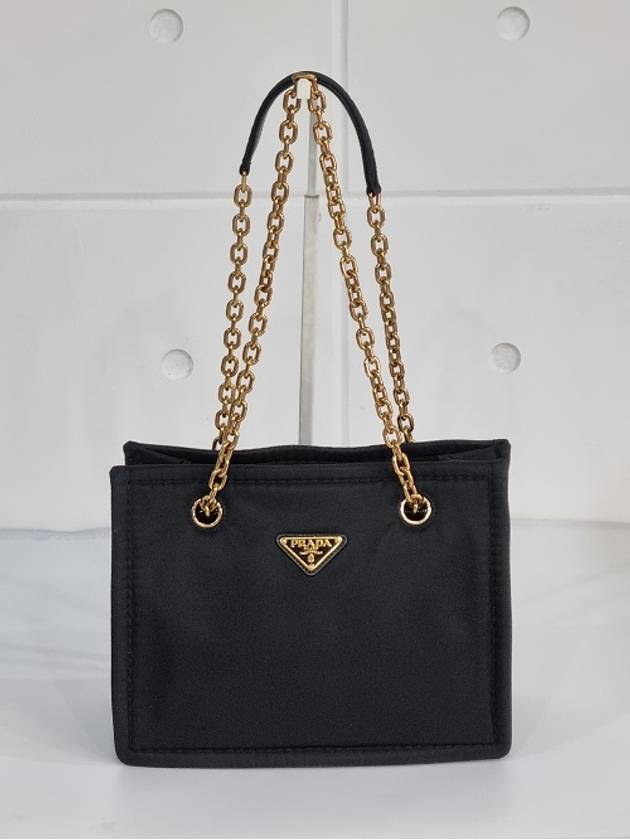 Direx Re nylon padded shoulder bag chain tote - PRADA - BALAAN 2