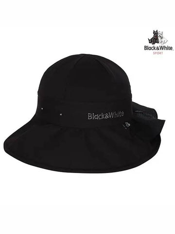 Logo Embroidered Hat 8613LZSPBLACK - BLACK&WHITE - BALAAN 1