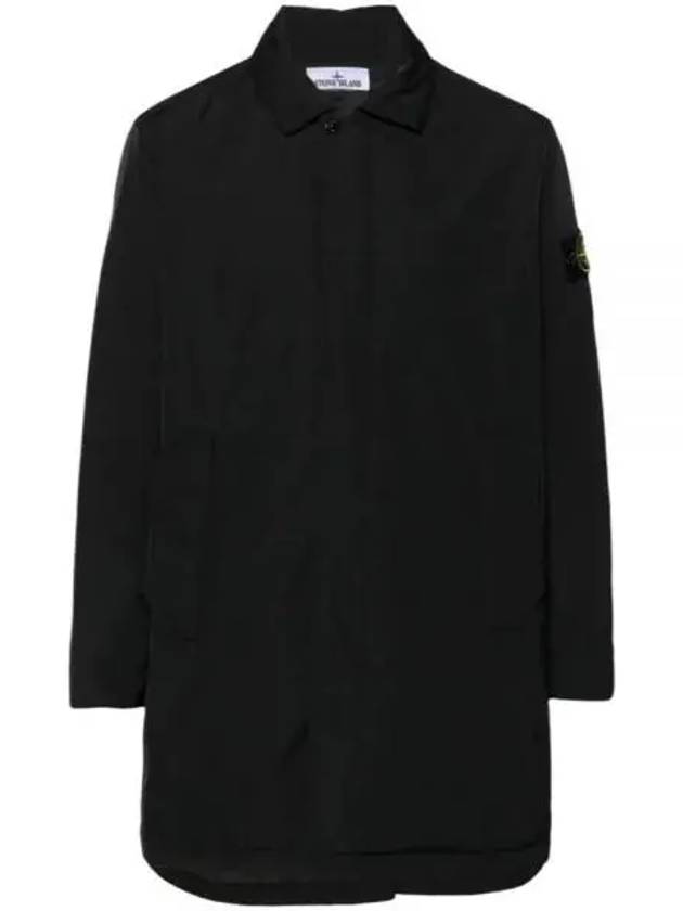 Micro Twill Single Coat Black - STONE ISLAND - BALAAN 2