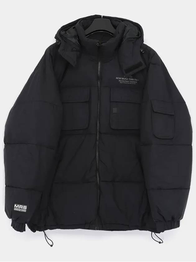 Martin Rose Collaboration Multi Pocket Down Puffer Hooded Padded Men s Jacket FW24J79 BLACK - SUPREME - BALAAN 3