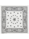 Knot Paisley Bandana Scarf White - UNALLOYED - BALAAN 2