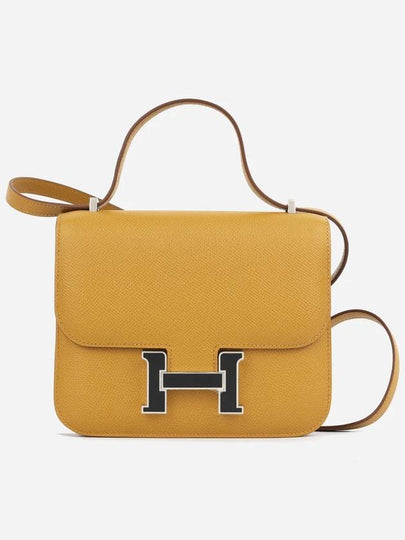 Constance 18 Mini Cross Bag Sesame - HERMES - BALAAN 2