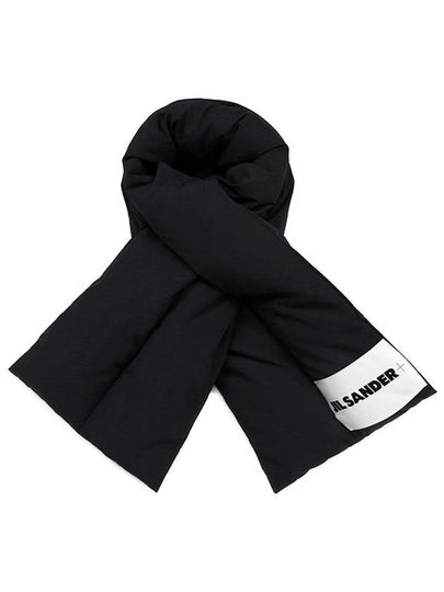 Logo Down Nylon Scarf Black - JIL SANDER - BALAAN 2