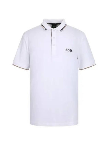 Stretch regular fit short sleeve polo shirt 50469102 101 - BOSS - BALAAN 1