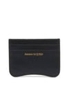 The Seal Card Wallet Black - ALEXANDER MCQUEEN - BALAAN 2