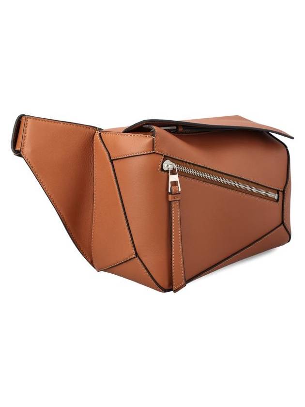 Puzzle Small Calfskin Belt Bag Tan - LOEWE - BALAAN 4