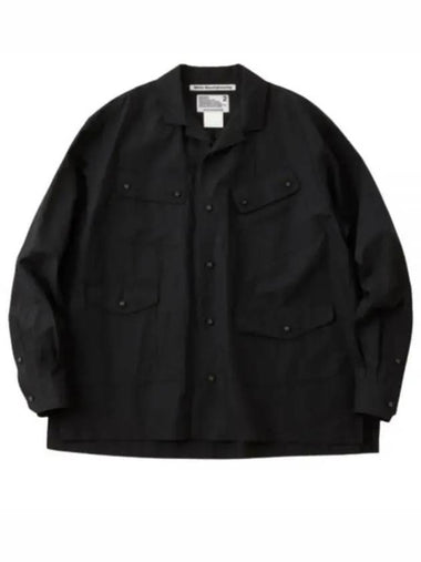 white MOUNTAINEERING OPEN COLLAR SHIRT WM2371105 BLACK - WHITE MOUNTAINEERING - BALAAN 1