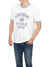 Men s Short Sleeve T Shirt TIBURON LIGHT WASHED WHITE ROYAL M - WILD DONKEY - BALAAN 4