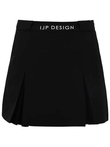 SS season A-line pleated skirt IPL3MCU877 BK - IJP DESIGN - BALAAN 1