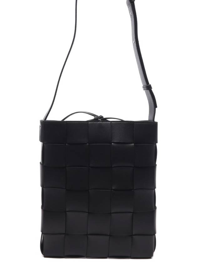 Intrecciato Cassette Cross Bag Black - BOTTEGA VENETA - BALAAN 3