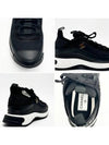 Mixed Fibers Velvet Calfskin Low Top Sneakers Black - CHANEL - BALAAN 6