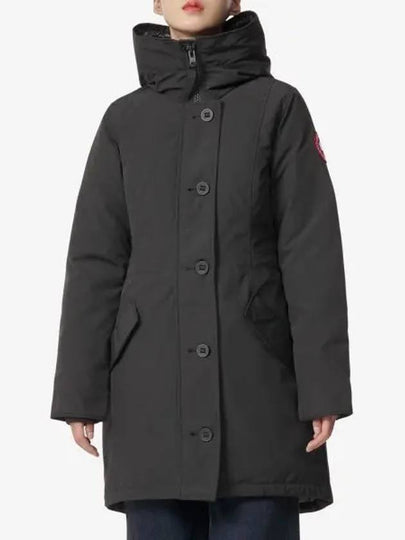 Rossclair Hooded Padding Black - CANADA GOOSE - BALAAN 2