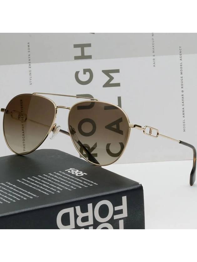 Eyewear Carmen Aviator Sunglasses Brown - BURBERRY - BALAAN 3