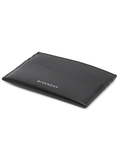 Logo Leather Card Wallet Black - GIVENCHY - BALAAN 4