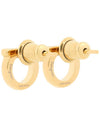 Gancini Small Earrings Gold - SALVATORE FERRAGAMO - BALAAN 4