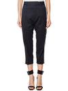 BLACK 'DENNIS FIT' side contrast pants - DSQUARED2 - BALAAN 7