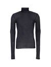 Men's Ribbed Turtleneck Navy - AMI - BALAAN 2