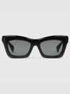 Special fit rectangular sunglasses black 792536J07401012 - GUCCI - BALAAN 1