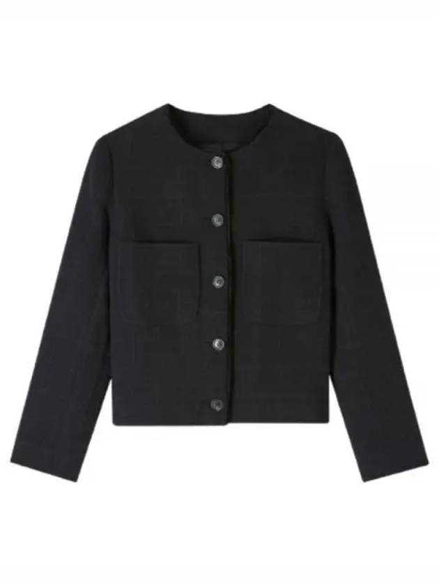 Stella Tweed Jacket Black - A.P.C. - BALAAN 2