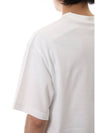 Casual Logo Short Sleeve T-Shirt White - Y-3 - BALAAN 8