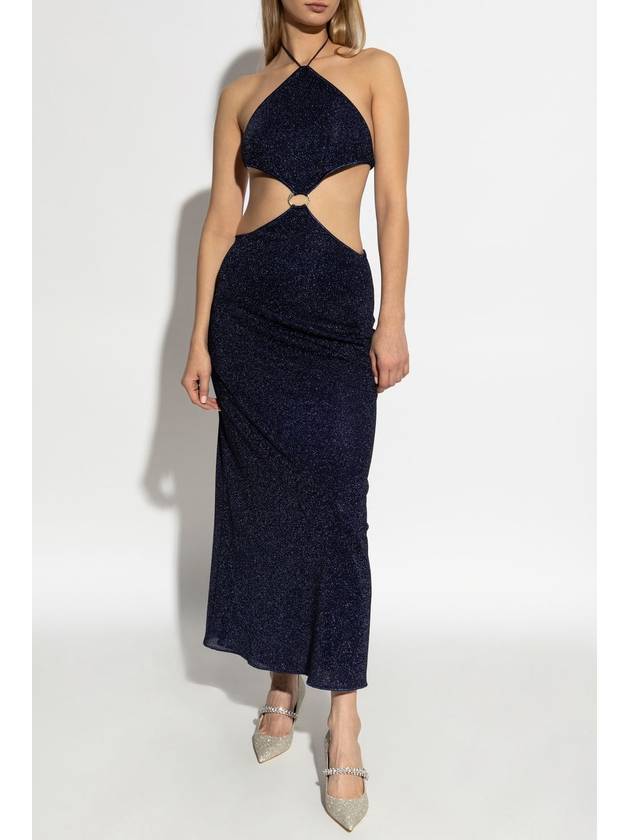 Oseree Dress With Glitter Finish, Women's, Navy Blue - OSEREE - BALAAN 3