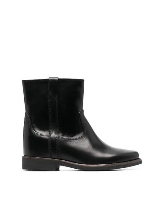 Women's Susee Leather Ankle Boots Black - ISABEL MARANT - BALAAN 2