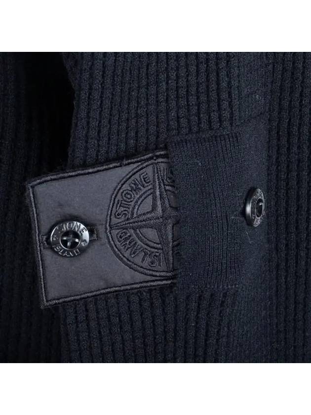 Shadow Project Wappen Patch Knit Top Black - STONE ISLAND - BALAAN 5