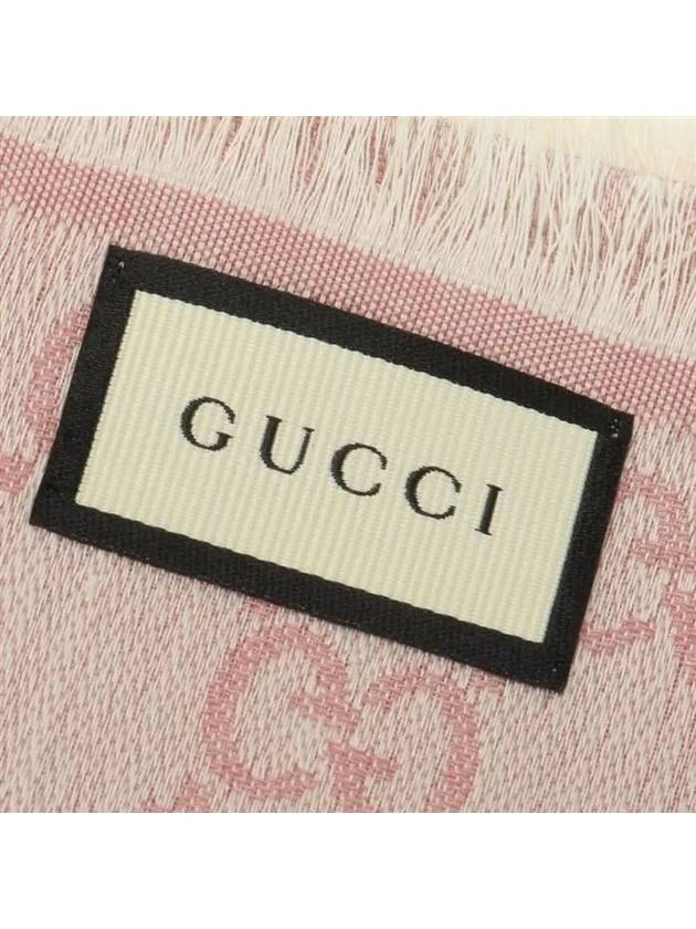 GG Jacquard Square Muffler Pink - GUCCI - BALAAN 4