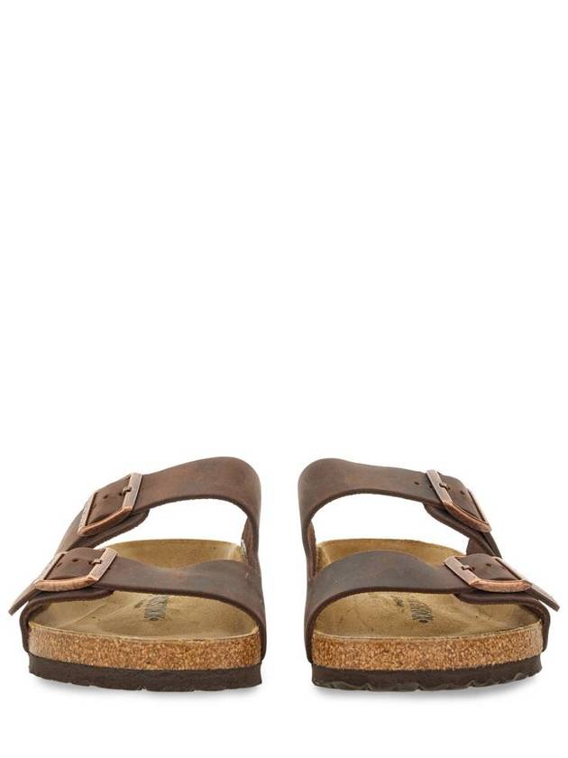 Arizona Oiled Leather Slippers Habana - BIRKENSTOCK - BALAAN 5